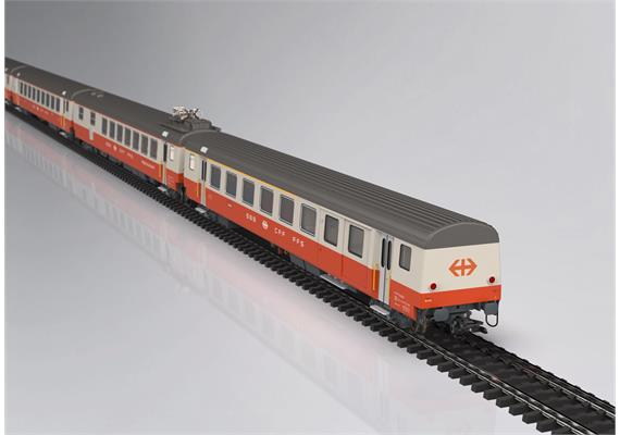Märklin 42190 SBB 4er Personenwagen-Set Swiss Express, AC 3L - H0 (1:87) | Bild 3