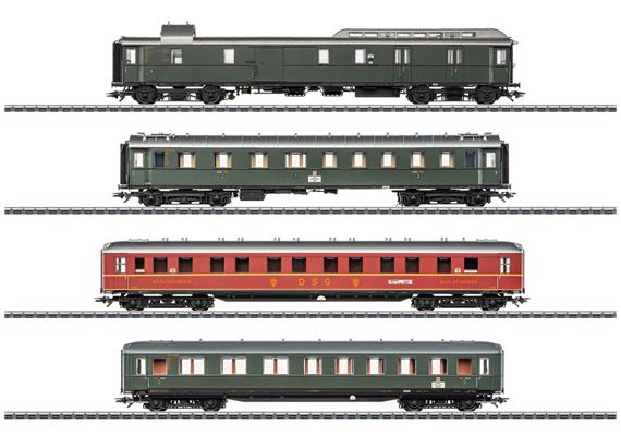 Märklin 42491 Schnellzugwagen-Set 1 zum D 74, 4-teilig - H0 (1:87) | Bild 1