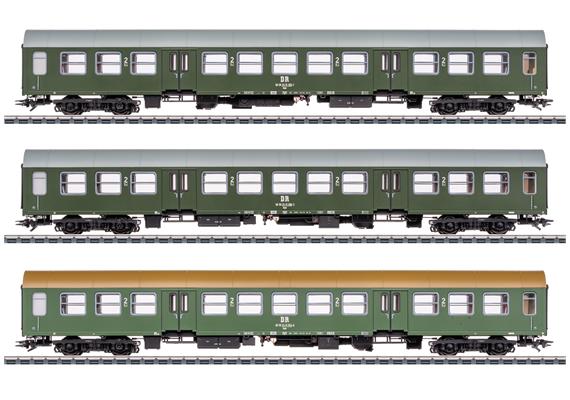 Märklin 42580 DR Personenwagen-Set Halberstädter Mitteleinstiegswagen - H0 (1:87) | Bild 1