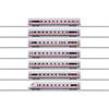Märklin 42930 ICE-Schnellzugwagen-Set der DB AG, 7-teilig mit LED-Innenbeleuchtung - H0