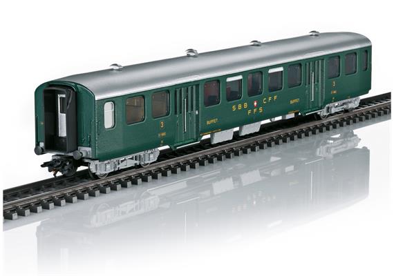 Märklin 43369 SBB Leichtstahlwagen-Set zur Ae 3/6 I mit LED- Innebeleuchtung - H0 (1:87) | Bild 2