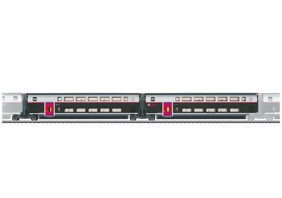 Märklin 43428 Ergänzungswagen-Set 1 zum TGV INOUI Euroduplex, AC 3L - H0 (1:87)