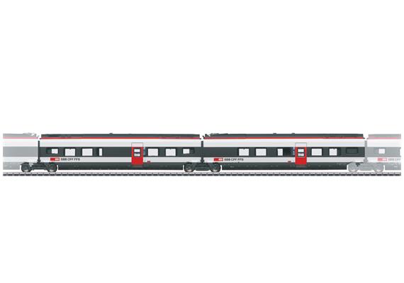 Märklin 43451 Ergänzungswagen-Set 1 zum SBB RABe 501 022 Giruno "Vaud/Waadt", AC 3L - H0