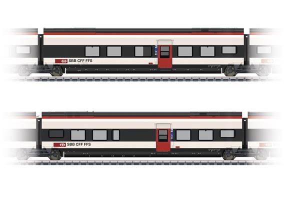 Märklin 43461 Ergänzungswagen-Set 1 zum SBB RABe 501 Giruno, AC 3L - H0 (1:87)