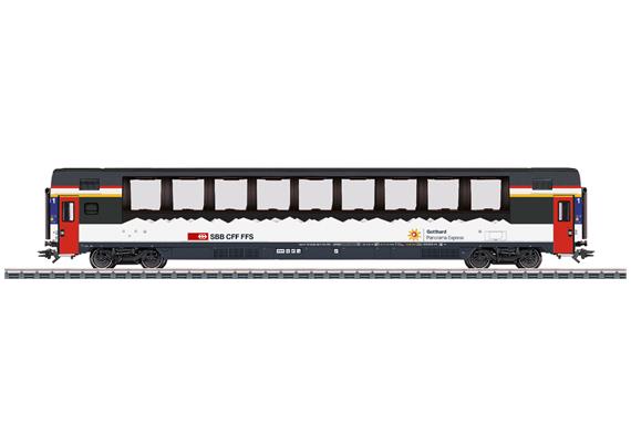Märklin 43653 SBB Panoramawagen Apm 1. Klasse "Gotthard Panorama Express" - H0 (1:87)