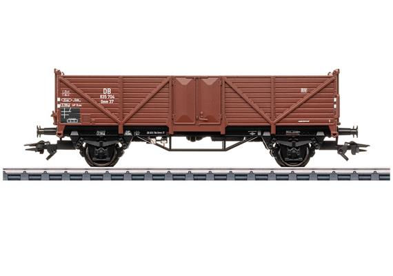Märklin 46014 Offener Hochbordwagen Omm 37 rotbraun der DB - H0 (1:87) | Bild 1