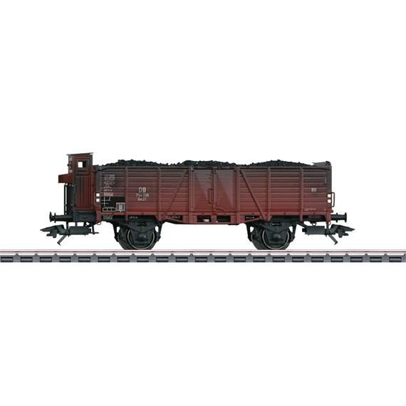 Märklin 46027 Offener Hochbordwagen Om 21 der DB, gealtert - H0 (1:87)