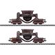 Märklin 46146 Schlackenwagen-Set 2-teilig, Spezialwagen zum Transport von Schlacke - H0