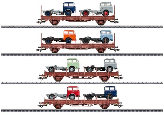 Märklin 46406 Güterwagen-Set Fahrzeugtransport - H0 (1:87)