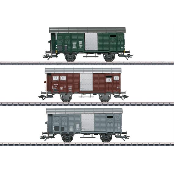 Märklin 46568 SBB Güterwagen-Set mit gedeckten Güterwagen K3, 3-teilig - H0 (1:87)