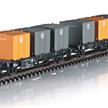 Märklin 46663 Güterwagen-Set der DB mit VW-Behälter, 2-teilig - H0 (1:87) | Bild 1