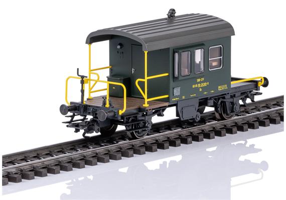 Märklin 46853 SBB Güterzug-Begleitwagen "Sputnik" tannengrün, AC 3L - H0 (1:87) | Bild 1