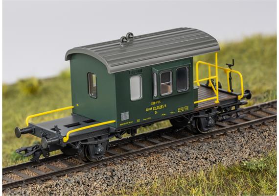 Märklin 46853 SBB Güterzug-Begleitwagen "Sputnik" tannengrün, AC 3L - H0 (1:87) | Bild 4