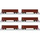 Märklin 46919 Güterwagen-Set Eas der DR, 6-teilig - H0 (1:87)