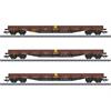 Märklin 47162 Niederbordwagen-Set Res-x 3-teilig der DB AG - H0 (1:87)
