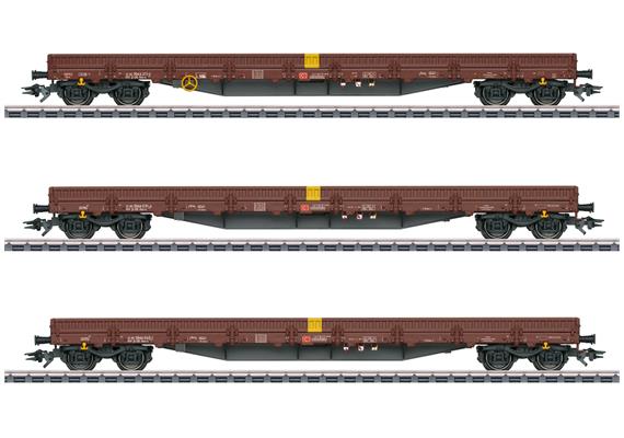 Märklin 47162 Niederbordwagen-Set Res-x 3-teilig der DB AG - H0 (1:87) | Bild 1