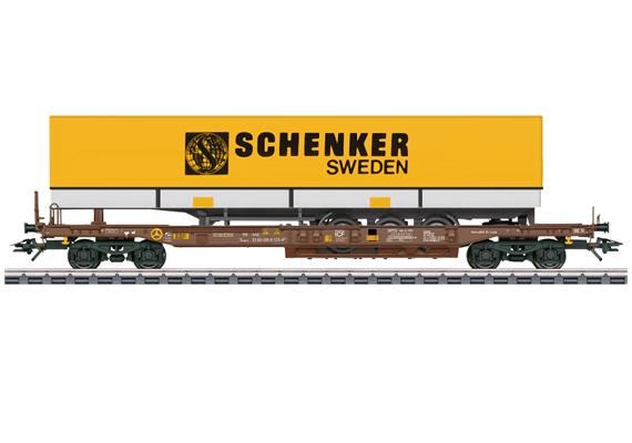 Märklin 47438 Modelleisenbahn Taschenwagen Schenker Sweden - H0 (1:87)