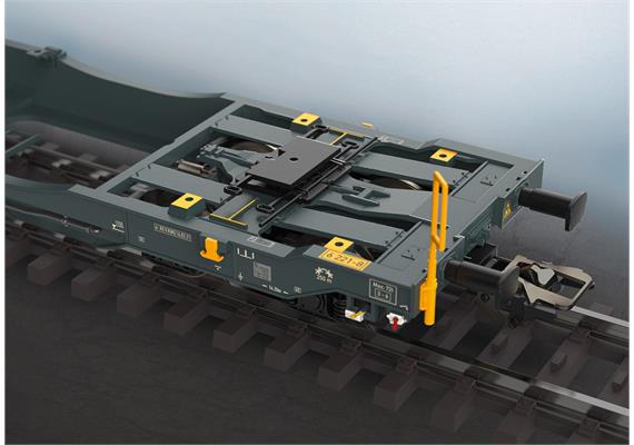 Märklin 47473 Doppel-Taschenwagen Sdggmrss mit Sattelaufliegern der Spedition Mars - H0 | Bild 4