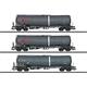 Märklin 47551 Kesselwagen-Set Zacns 3-teilig, Privatwagen der Ermewa SA & Millet SAS - H0