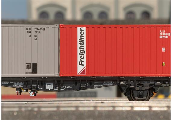 Märklin 47680 Container-Tragwagen-Set der DB, MHI - H0 (1:87) | Bild 3