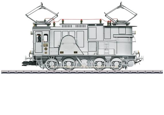 Märklin 55506 Güterzug-E-Lok EG 507 Fotografieranstrich, digital mfx/MM/DCC - Spur 1 | Bild 2