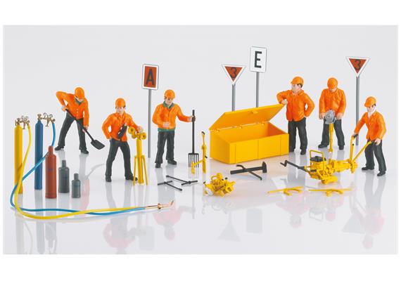 Märklin 56408 Modelleisenbahn Gleisbaurotte 30-teilig - Spur 1 (1:32) | Bild 1