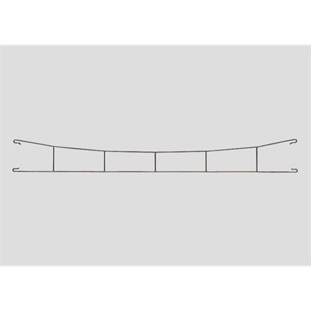 Märklin 70172 Fahrdraht Länge 172,5 mm, Radius 437,5 mm, 5 Stück - H0