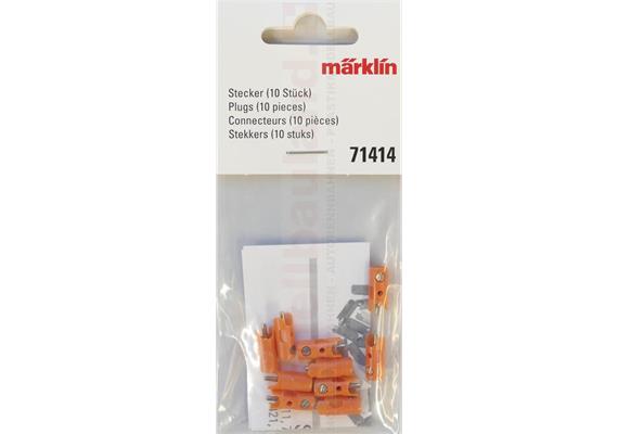 Märklin 71414 Stecker orange, 10 Stück | Bild 2