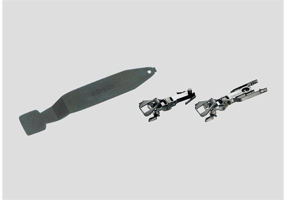 Märklin 7205 Kurzkupplung, 50 Stück für Fahrzeuge ohne Kurzkupplungsführung - H0