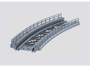 Märklin 7267 Gebogenes Rampenstück, für Kunststoff- oder Metallgleisen - H0 (1:87)