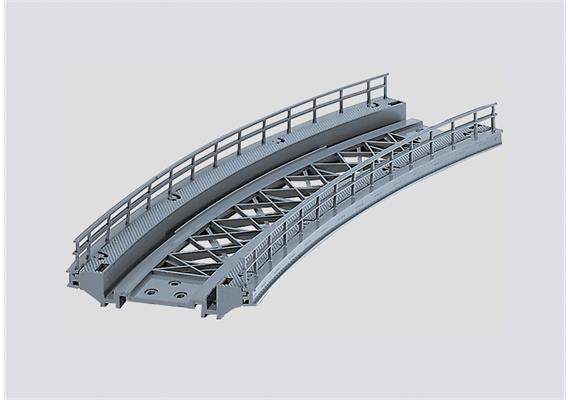 Märklin 7267 Gebogenes Rampenstück, für Kunststoff- oder Metallgleisen - H0 (1:87)