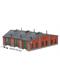 Märklin 72887 Bausatz Lokomotivschuppen, 3 Stände - H0 (1:87)