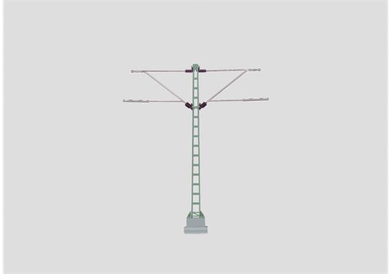 Märklin 74105 Gittermast und zwei Ausleger aus Metall, DB - H0 (1:87)