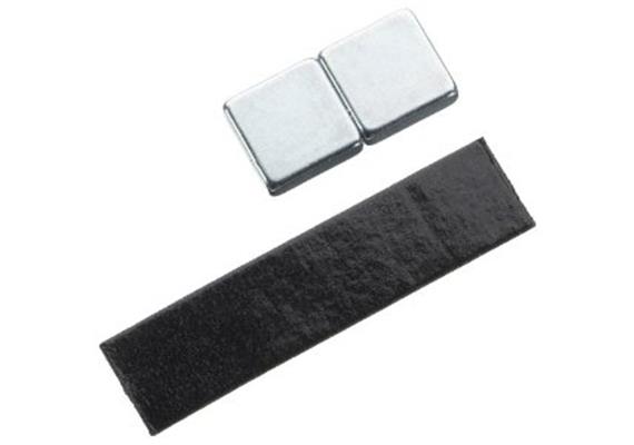 Märklin 7558 Fahrzeugmagnete 10x10x3mm, Inhalt 2 Stück - H0 (1:87)