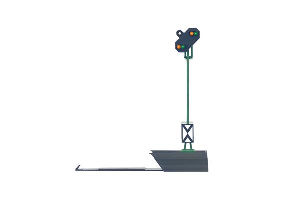 Märklin 76481 Lichtvorsignal mit Zusatzlicht, mfx/MM/DCC - H0 (1:87) | Bild 1