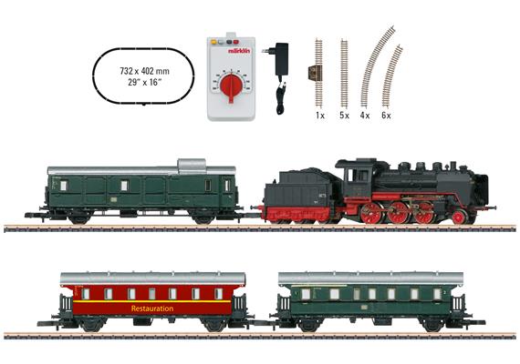 Märklin 81874 Startpackung "Museums-Personenzug" mit Dampflok BR 24 - Z (1:220) | Bild 2