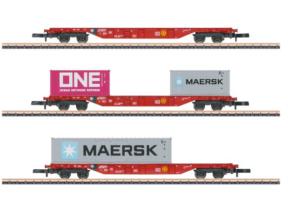 Märklin 82640 DB Containertragwagen-Set 3-teilig - Z (1:220)