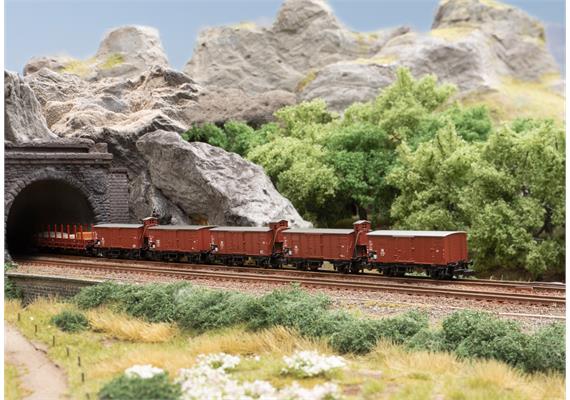 Märklin 86605 Güterwagen-Set (5) G10 der DR Brit-US Zone - Z (1:220) | Bild 3