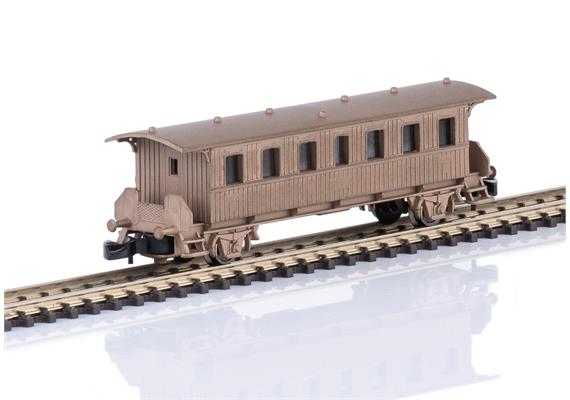 Märklin 87003 2-achsiger Plattformwagen in Echtbronze - Z (1:220) | Bild 1