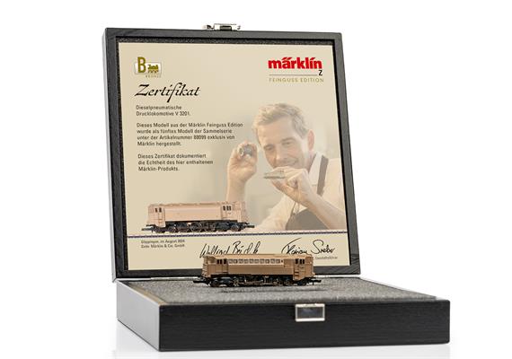 Märklin 88099 Dieselpneumatische Drucklokomotive V 3201 der DRG in Bronze - Z (1:220) | Bild 3