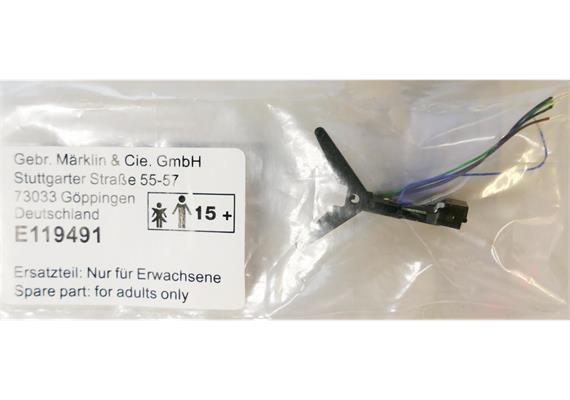 Märklin E119491 Ersatzteil Kupplung W zu 37546 "Graue Maus", Muffen-Teil, H0 (1:87) | Bild 6