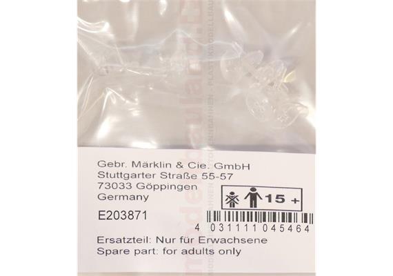 Märklin E203871 Lichtkörper für C-Gleis Weichenlaterne (Drehteller), 10 Stück - H0 | Bild 2