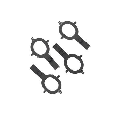 Märklin E212709 Kupplungsdeichsel, graphit-schwarz, 4 Stück - H0 (1:87)