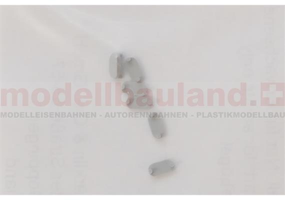 Märklin E285430 Haltebügel, 6 Stück, H0