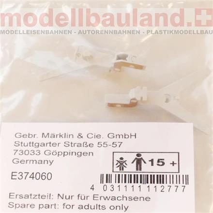 Märklin E374060 Kupplung w zu Zwischenwagen ICE, 2 Stück - H0 (1:87)