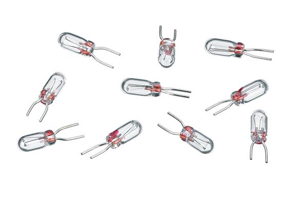 Märklin E610080 Modelleisenbahn Glühlampe hell, T 1 Bi-Pin, 10 Stück - H0 (1:87) | Bild 1