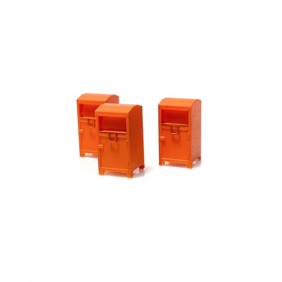 Mafen 211032 Orange Kleidercontainer, 3 Stück - N (1:160)