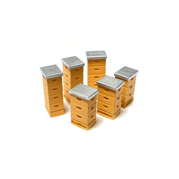 Mafen 221043 Bienenstöcke, 6 Stück - H0 (1:87)