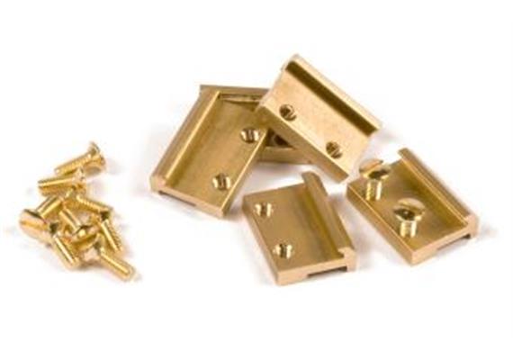 Massoth 8100111 Schienenverbinder 19 mm, Messing, 50 Stück - G (1:22,5) | Bild 1