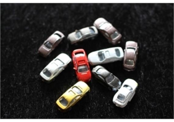 MAZERO 13 02 00 Personenwagen div. Farben, 10 Stück - Z (1:220)